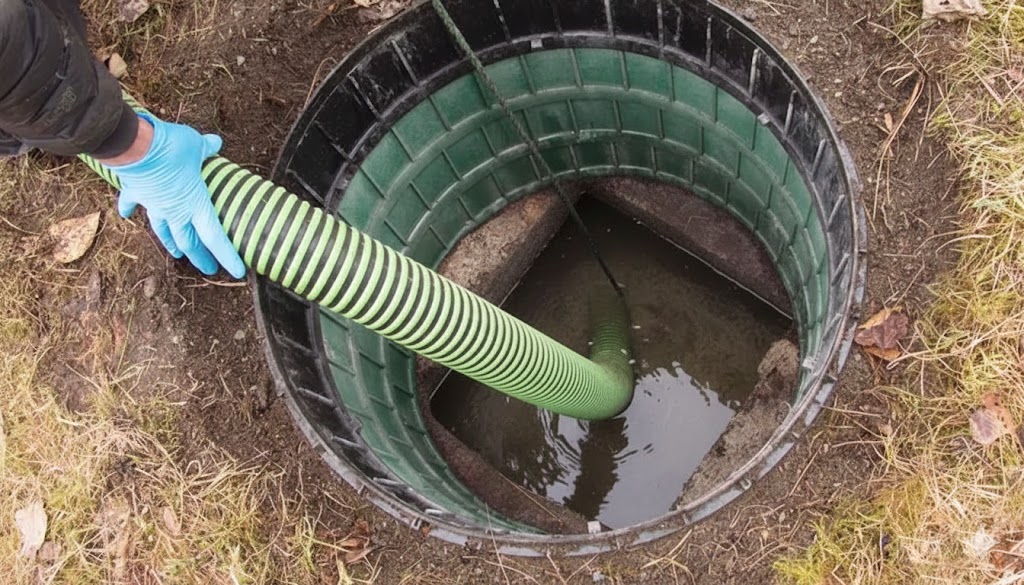 After septic tank cleaning service by SriRam Cleaning